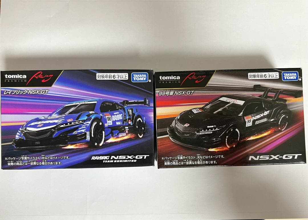 2台 トミカプレミアムレーシング レイブリック/99号車NSX-GT セット
