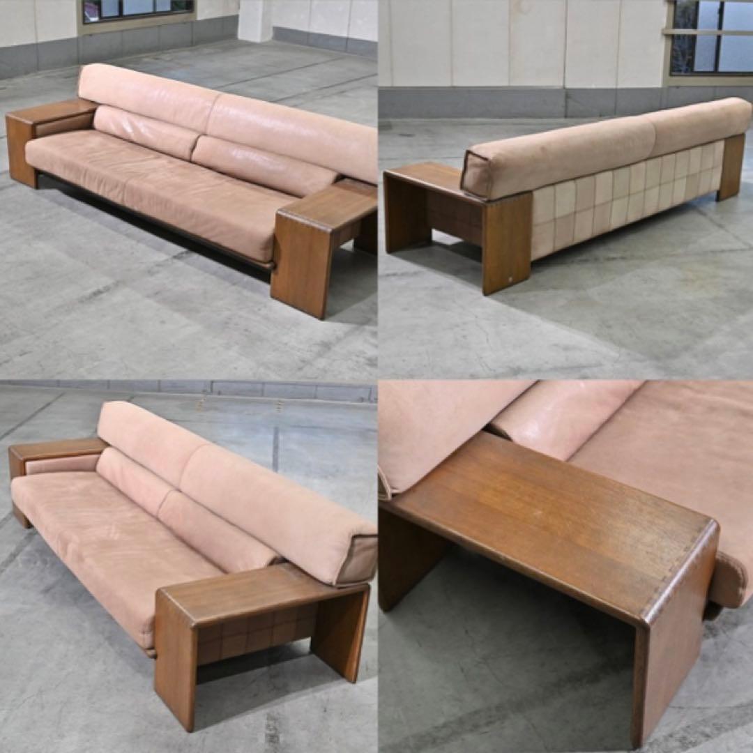 CONDEHOUSE カンディハウス BOLS/ボルス本革 3Pソファ