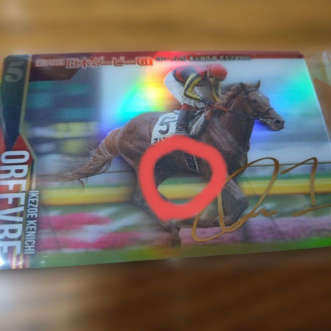 サラブレッドホースコレクション オルフェーヴル サイン入り - メルカリ