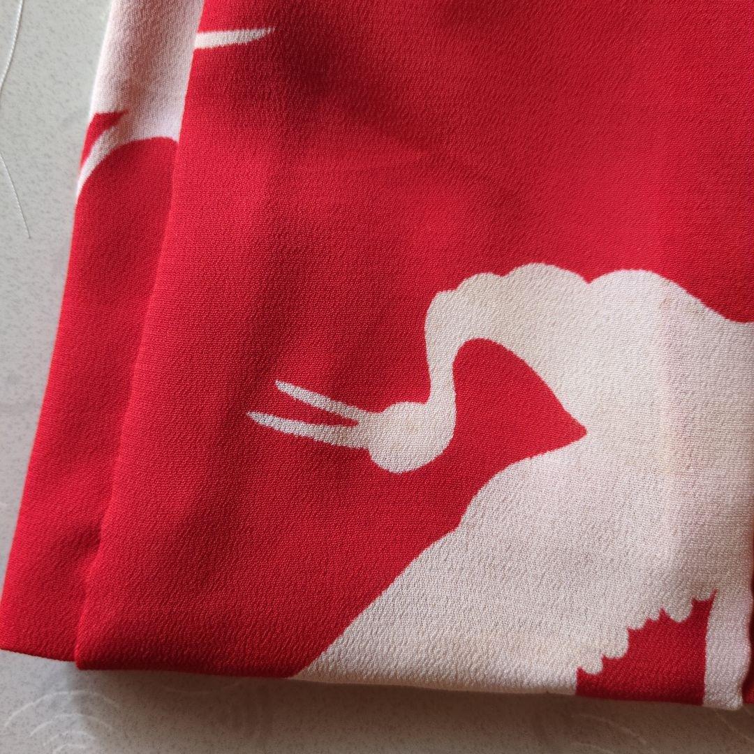 七五三３歳正絹手縫いの被布（中綿無し）アンティーク