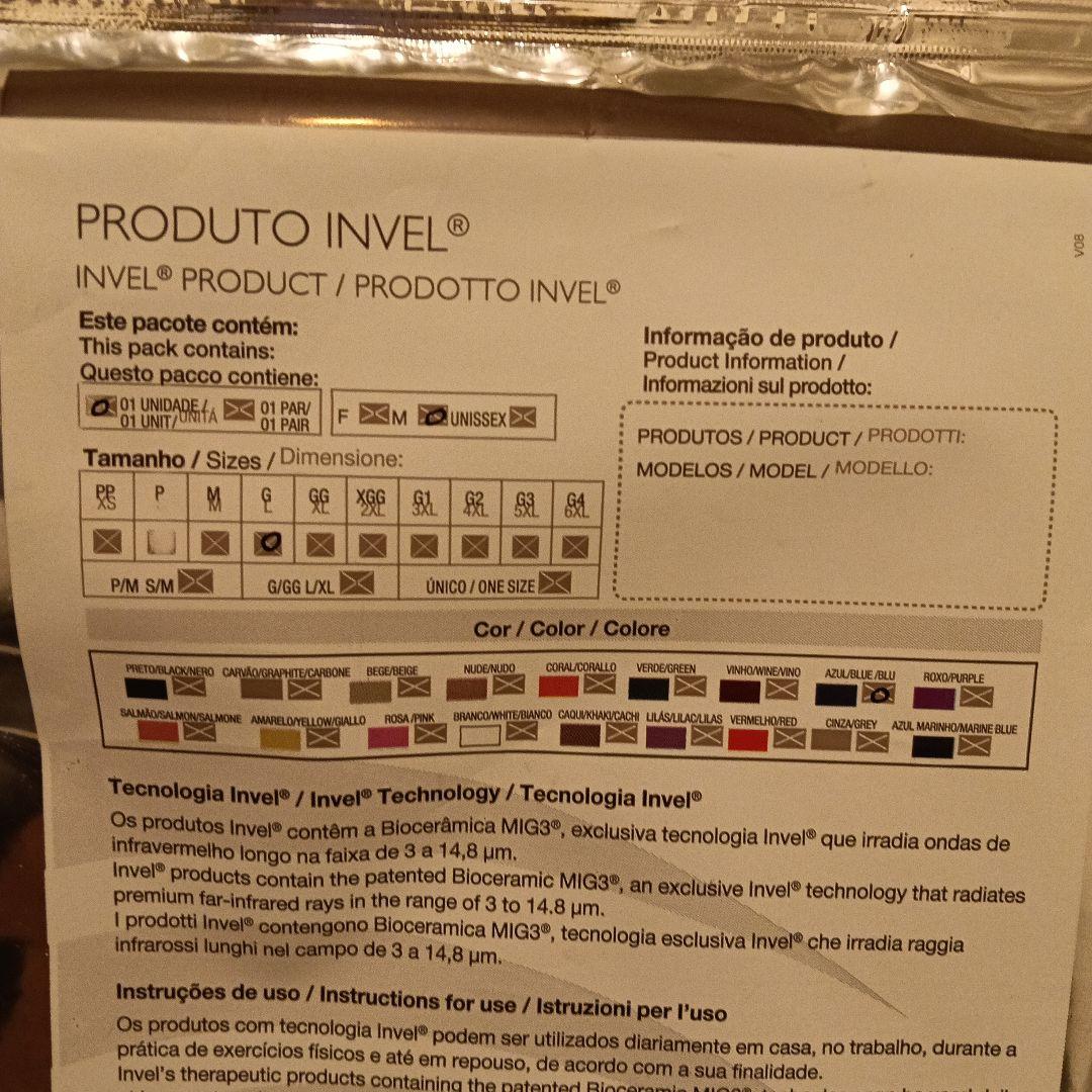 INVEL Easy Wear メンズ長袖シャツ M/L ブルー