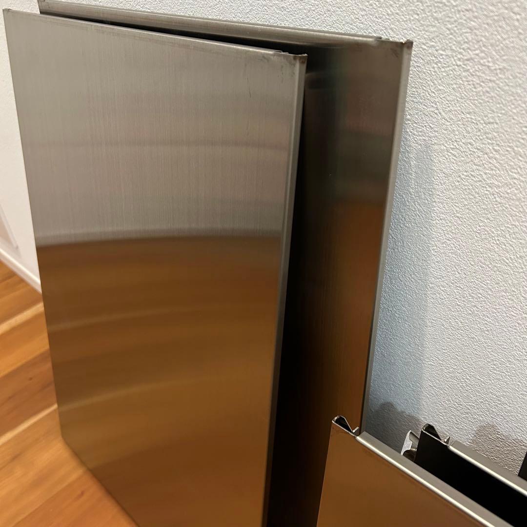 無印 ステンレスユニットシェルフ サイドパネルインナー用６枚セット(小4大2)