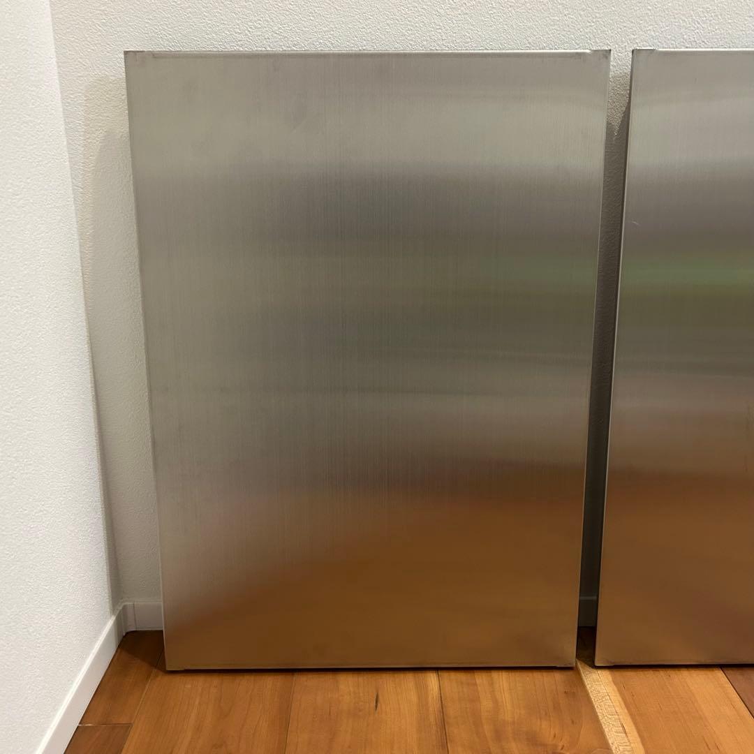 無印 ステンレスユニットシェルフ サイドパネルインナー用６枚セット(小4大2)