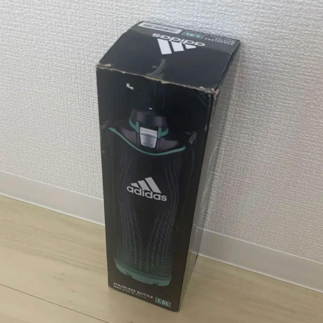 未使用 タイガー adidasコラボ ステンレス　魔法瓶 1.5L グリーン