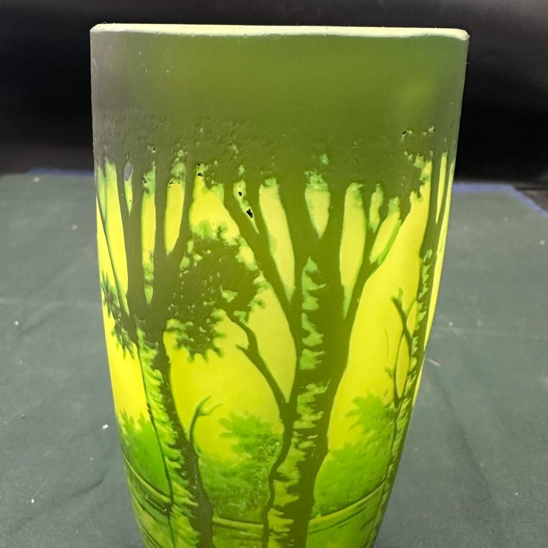 ドームナンシー 筒型 卓上証明 高さ17.5cm 被せガラス アンテルカ