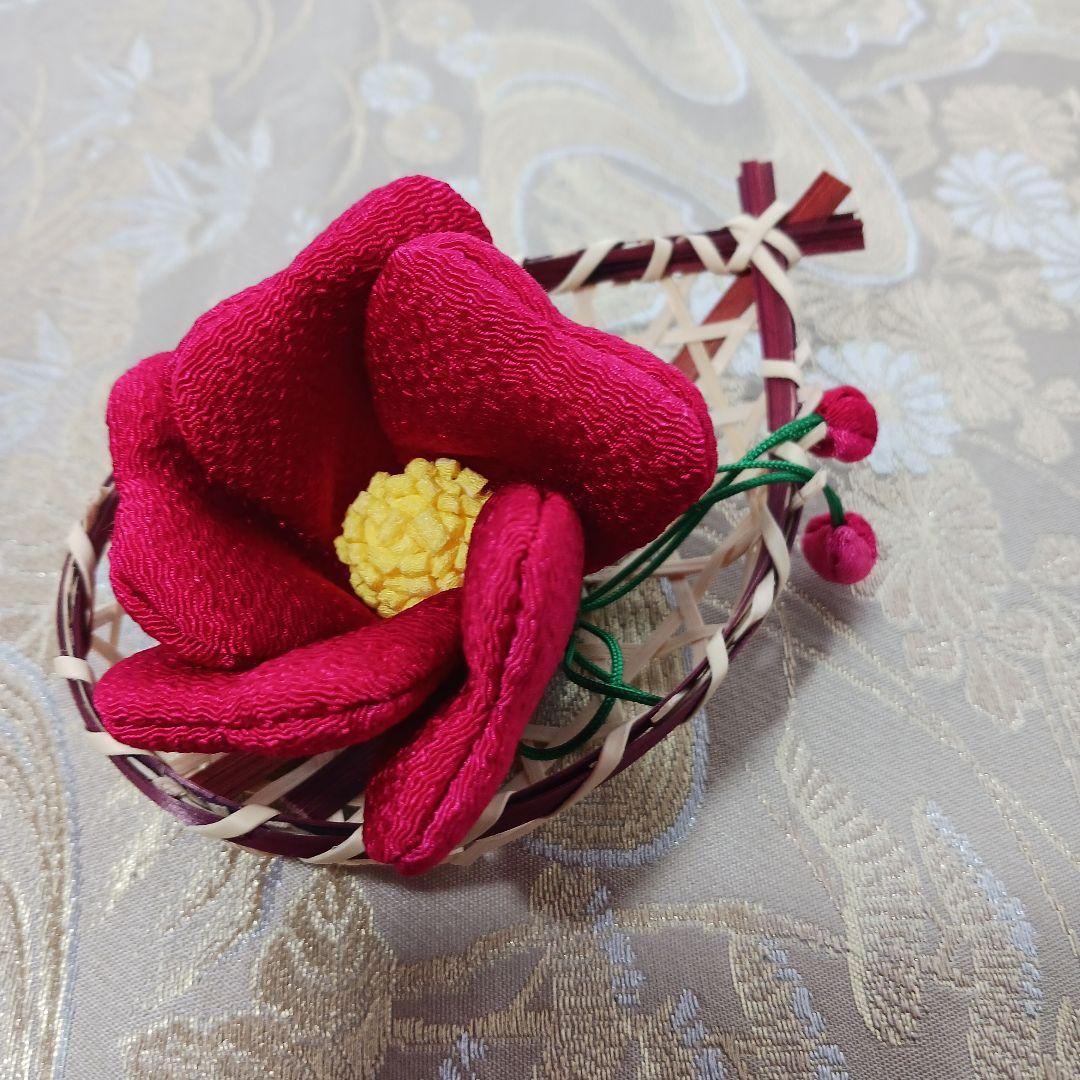 《のあ様ご予約》★椿の花★ちりめん細工