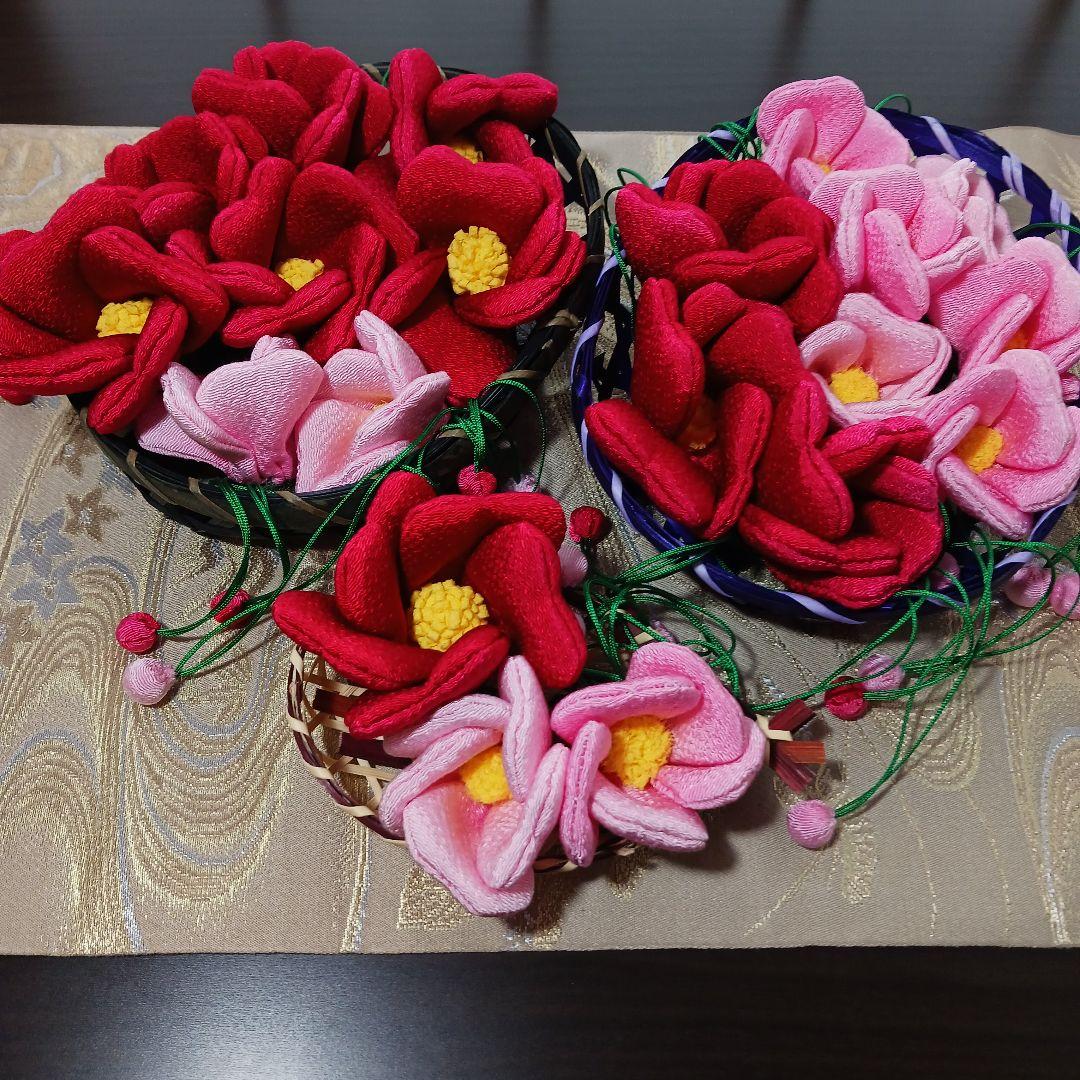 《のあ様ご予約》★椿の花★ちりめん細工