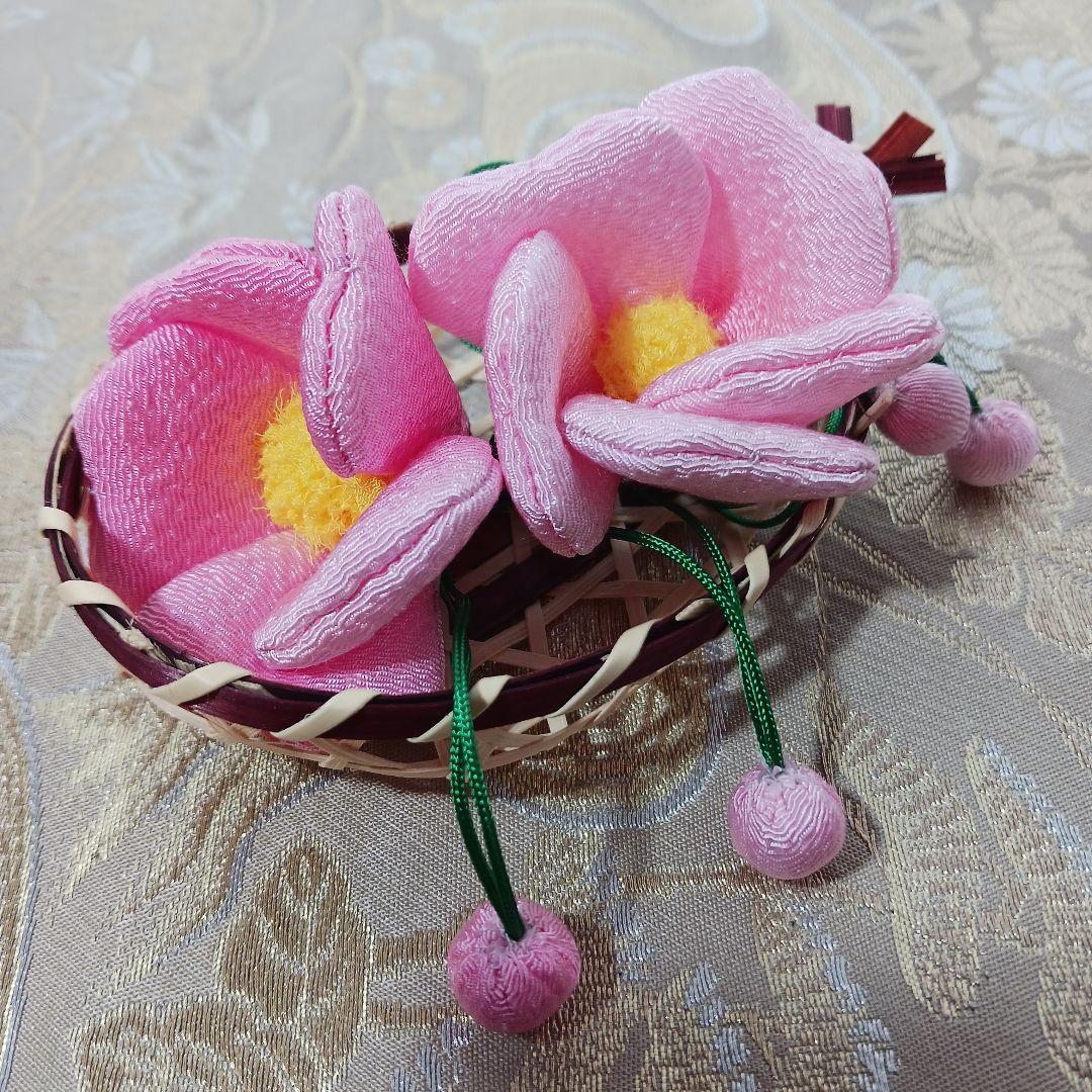 《のあ様ご予約》★椿の花★ちりめん細工