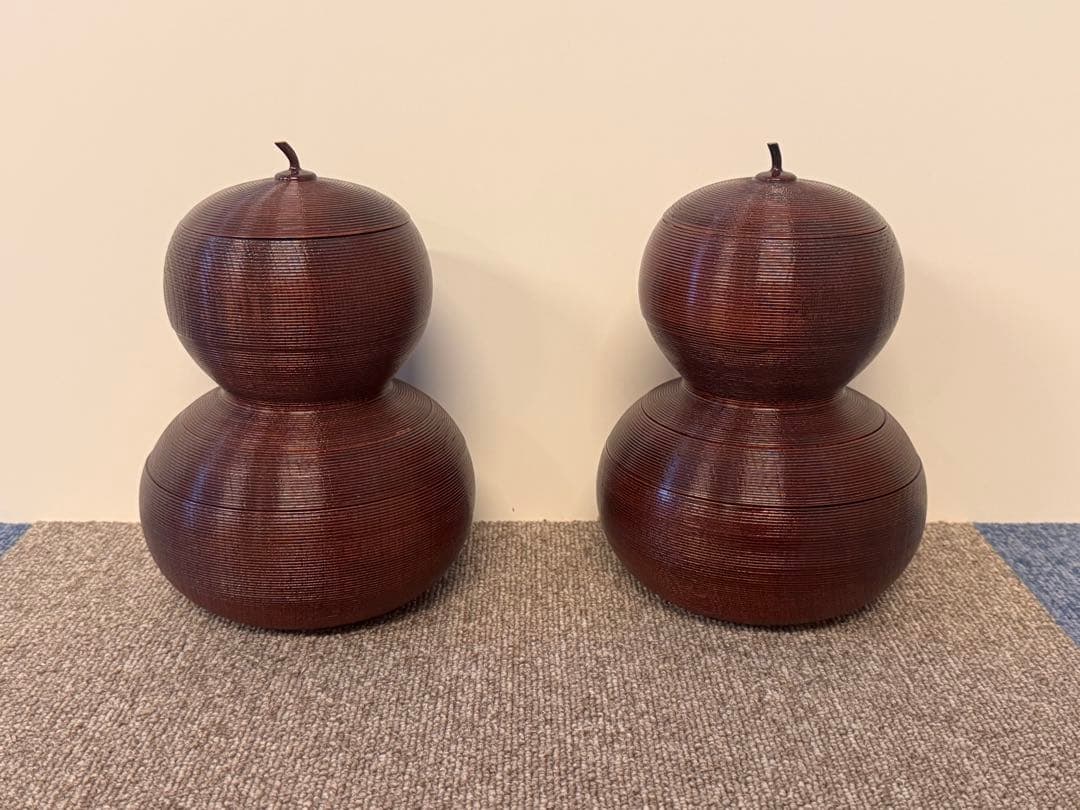 玉泉堂 謹製 倣豊太閤 千成瓢箪 信玄弁当 2点 共箱