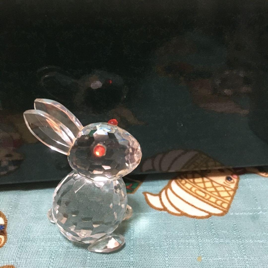 スワロフスキーセット　ウサギとゾウ