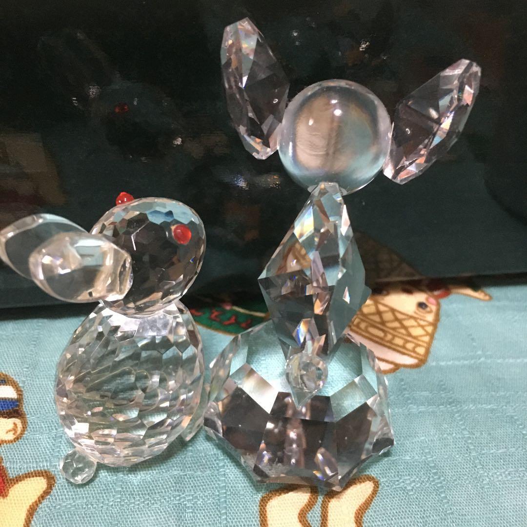 スワロフスキーセット　ウサギとゾウ