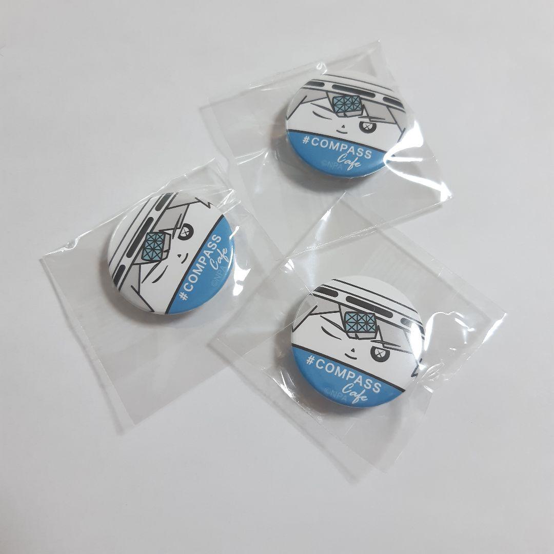 コンパス 豆缶バッジ アダム - メルカリ
