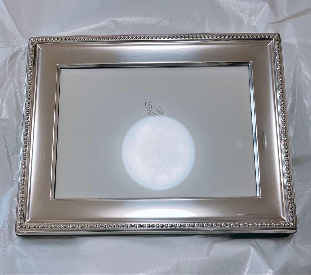 【未使用品】CHRISTOFLE クリストフル フォトフレーム パール13×18