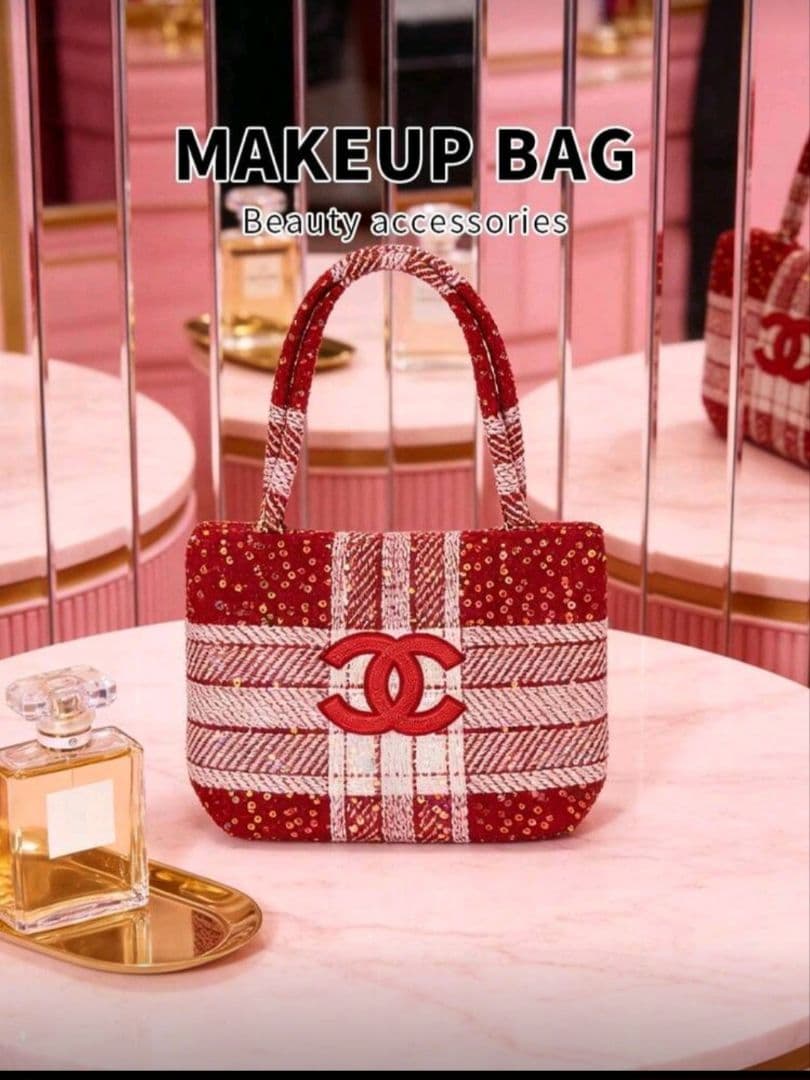 CHANEL シャネル ココマーク スパンコール ノベルティ トートバッグ