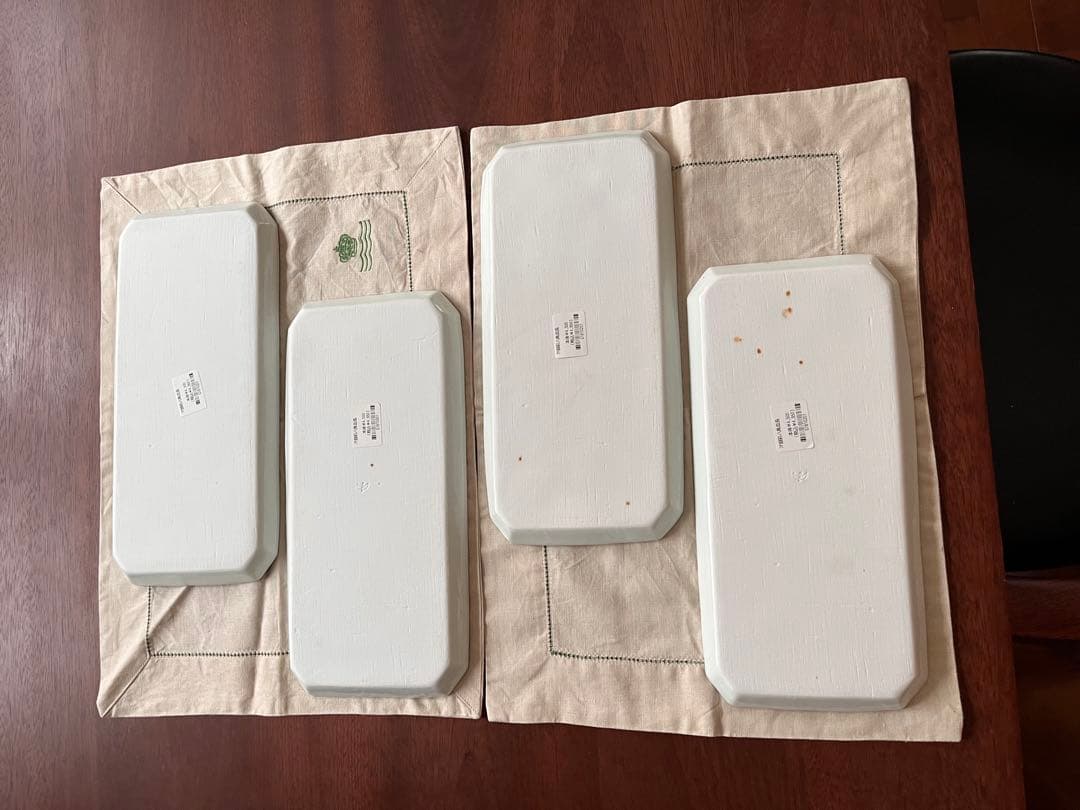 ☆私の部屋　鈴木陽子さん作　プレート2種　4セット銀彩