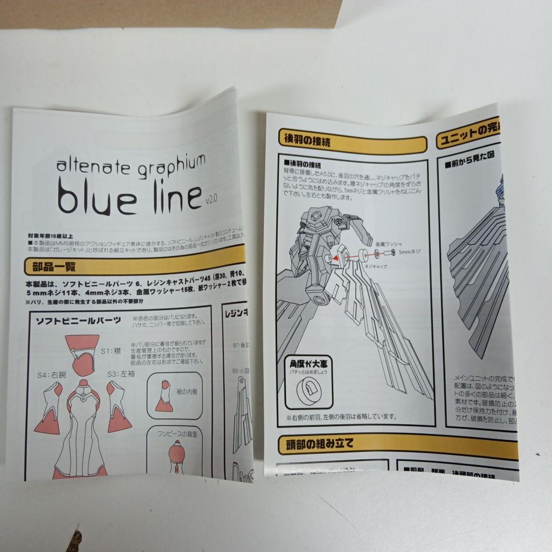 alternate graphium blue line v2.0　ソフビキット