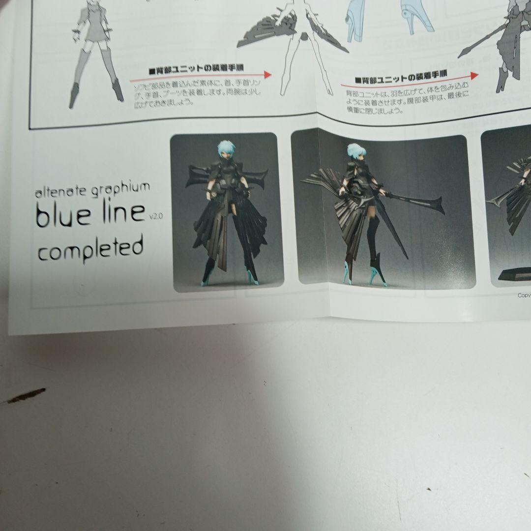 alternate graphium blue line v2.0　ソフビキット