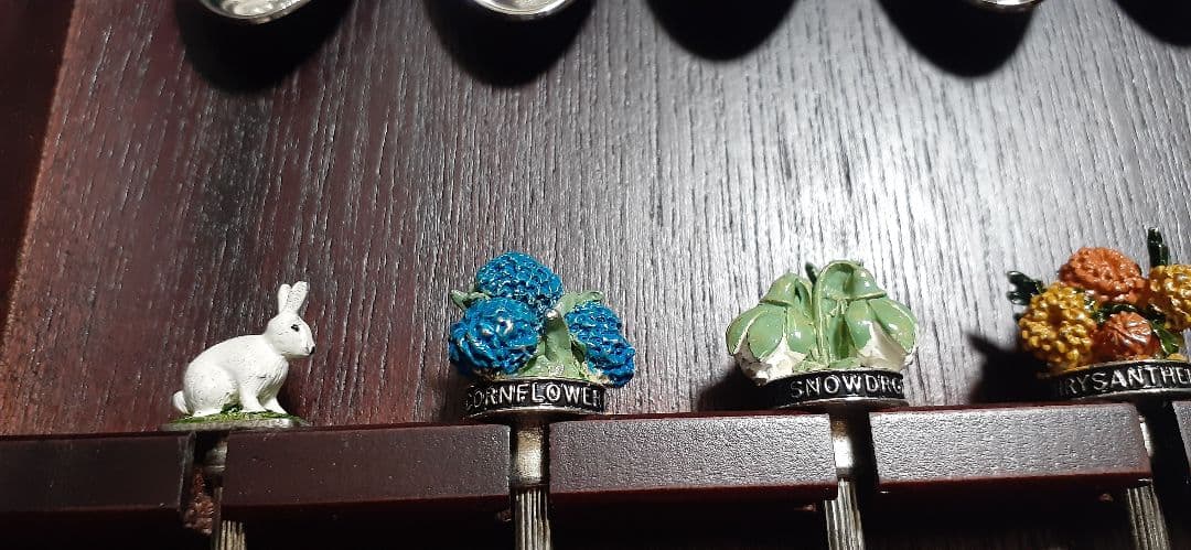 ティースプーン　12本　木製ケース　セット