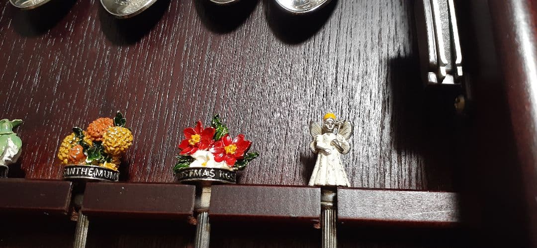 ティースプーン　12本　木製ケース　セット