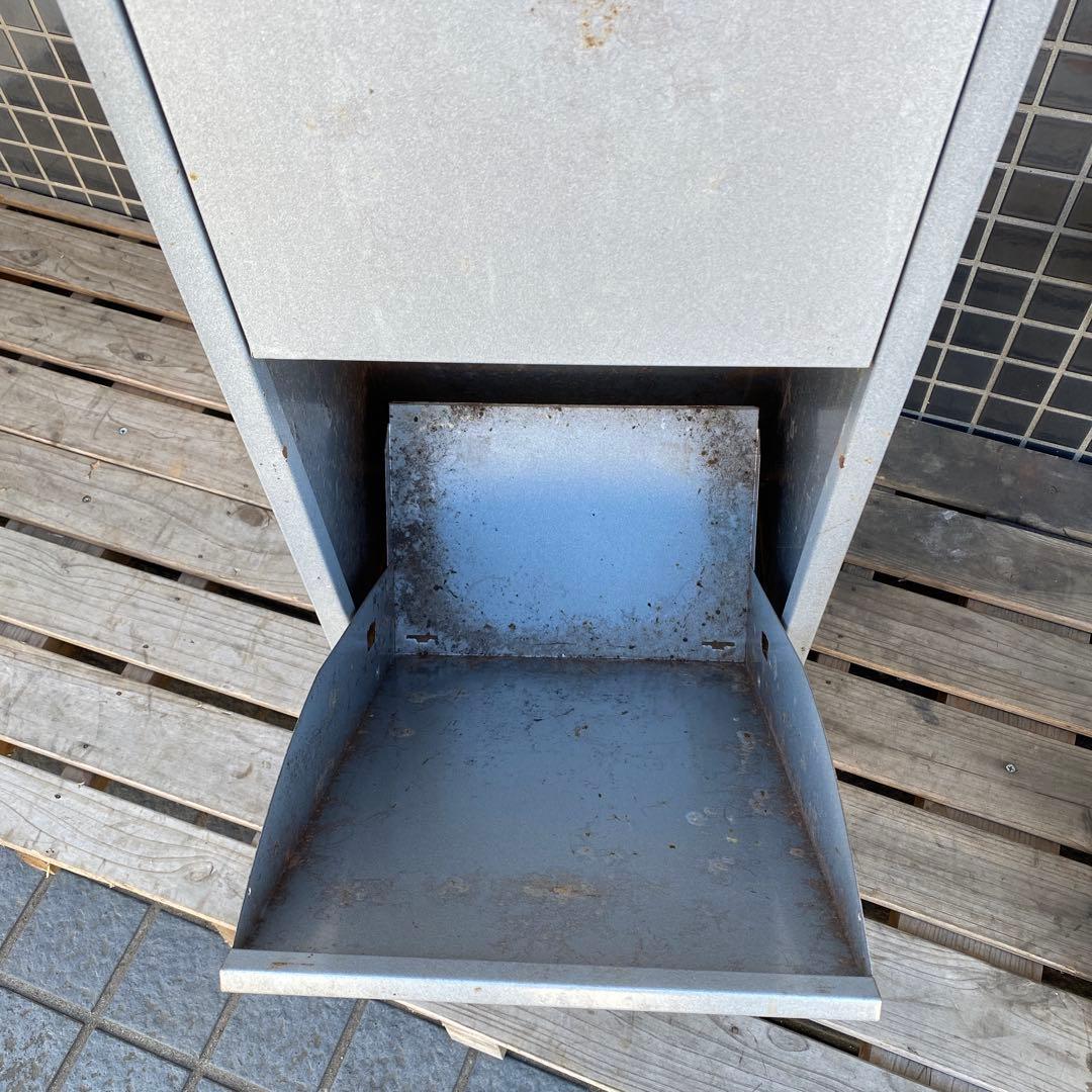 イタリア製 DOTTUS 二段ダストボックス インダストリアル メタル ゴミ箱