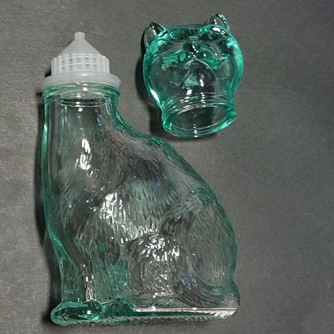 Vetreria Etrusca glass cat bottle ネコ ボトル