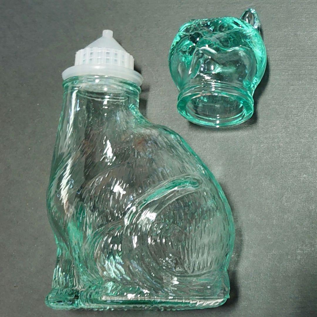 Vetreria Etrusca glass cat bottle ネコ ボトル