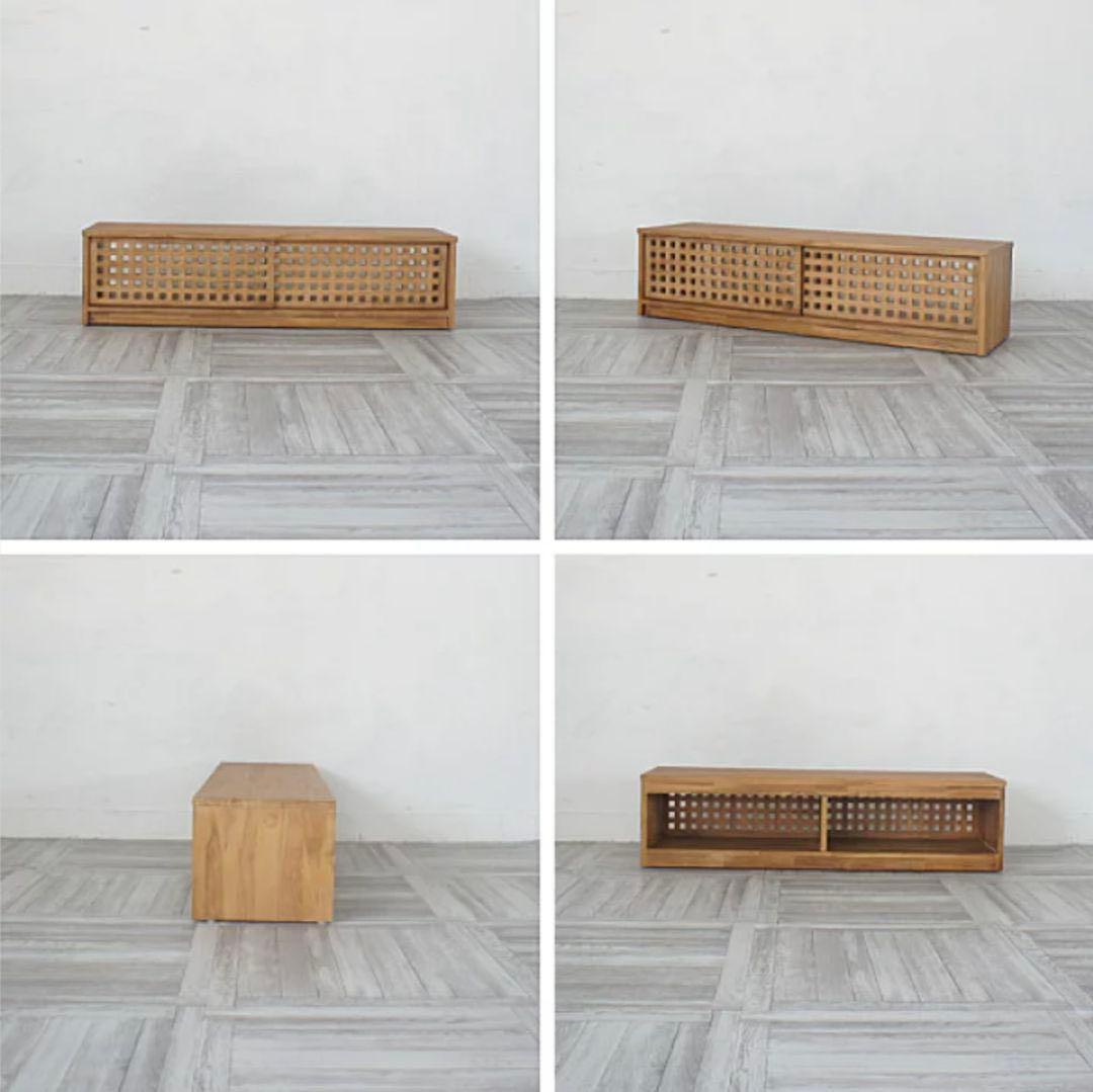 【和室にも】チーク材✖️テレビボード