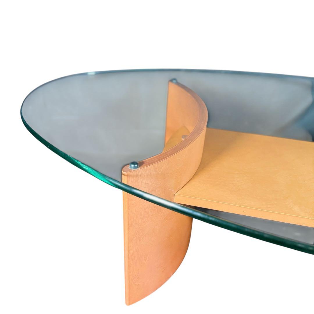 HR790 hukla モダンガラステーブル　フクラ　コーヒーテーブル