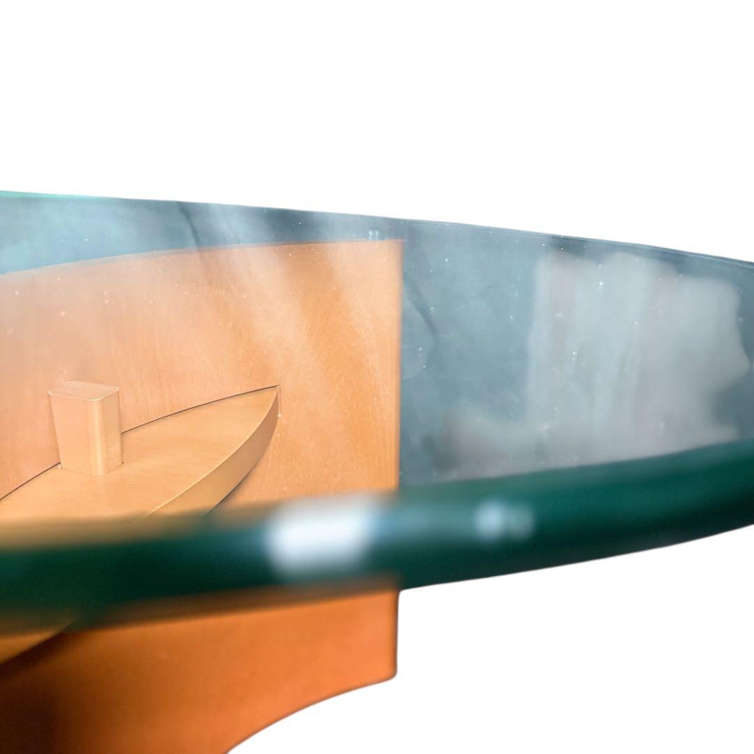 HR790 hukla モダンガラステーブル　フクラ　コーヒーテーブル