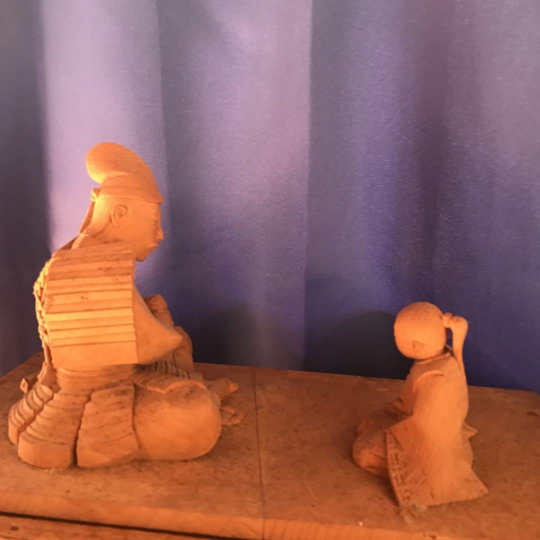 大楠公庭訓像　高村光雲直門　岩崎光仁作　天然識　値下げ