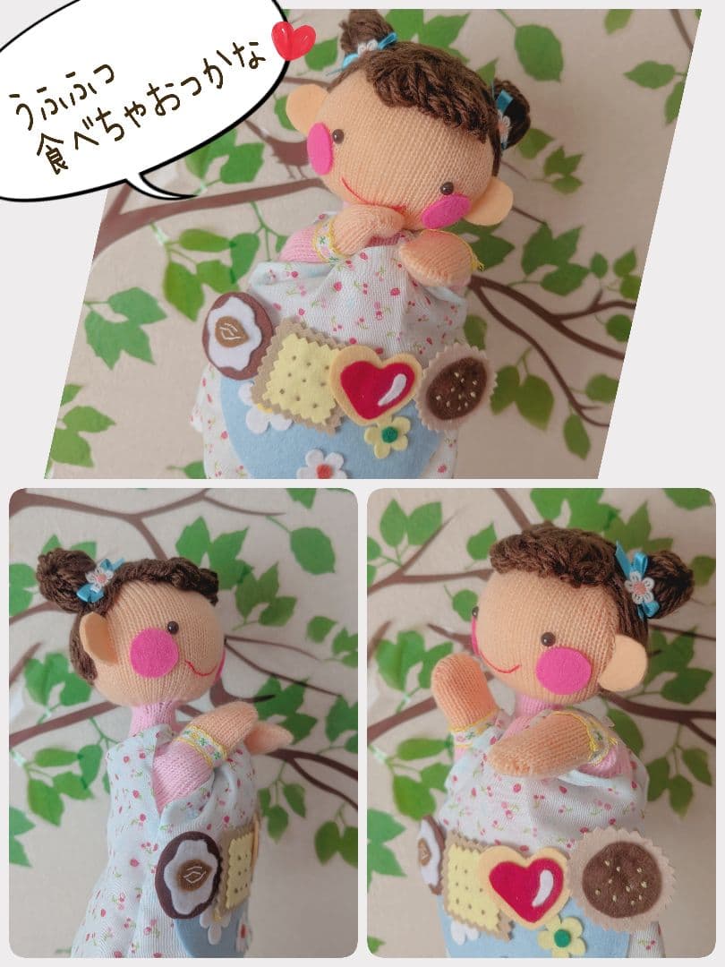 ゆなママ様オーダー品　ミトンシアター　すてきな帽子屋さん　パペット