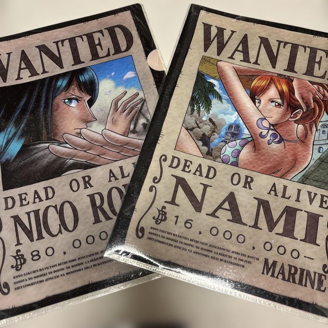 ワンピース 懸賞金クリアファイルセット 9枚 - メルカリ