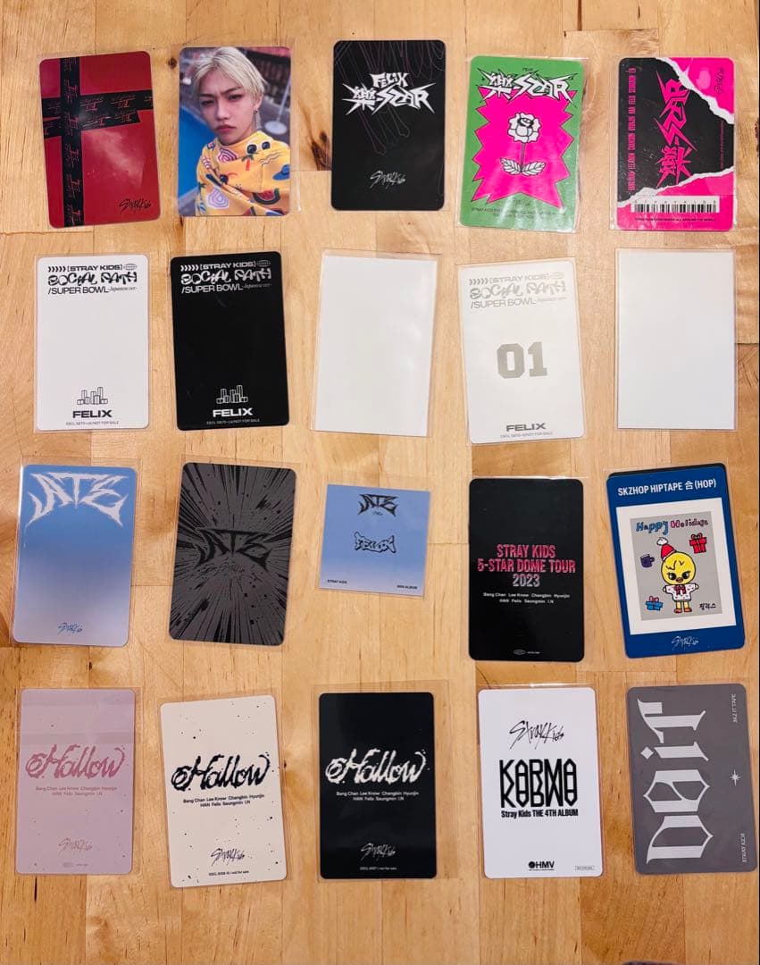 Stray Kids フィリックス トレカ ステッカー 20枚セット - メルカリ
