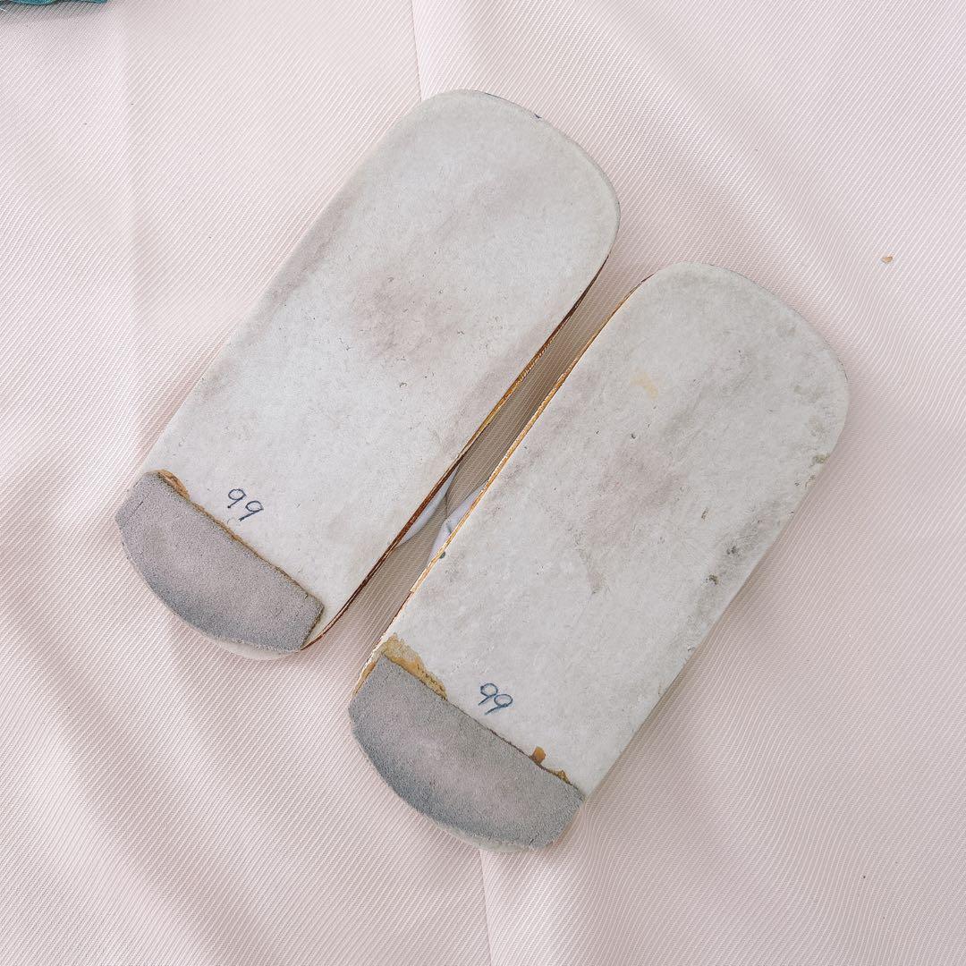 七五三5歳男の子　羽織袴セット　水色　　ベージュ　綸子　兜柄