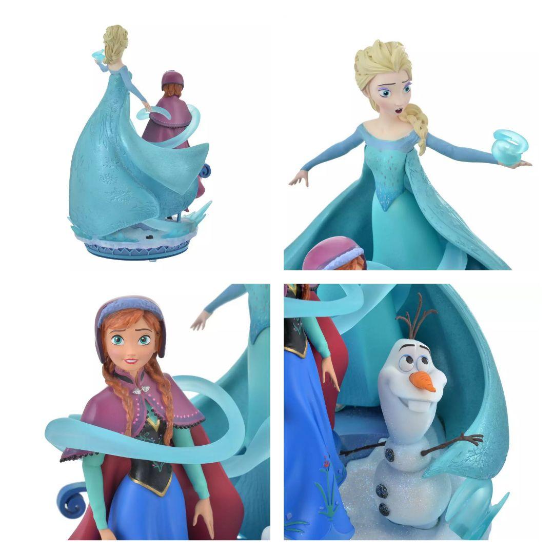 アナ、エルサ、オラフ フィギュア ライトアップ