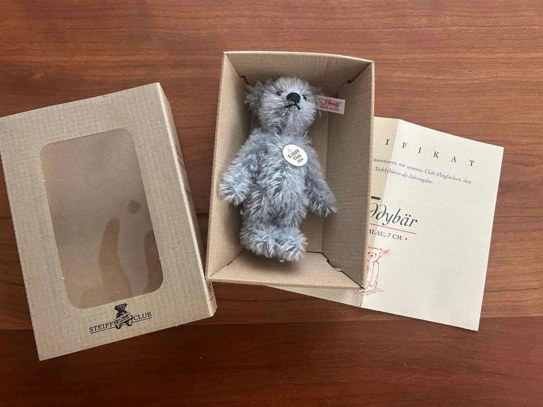 Steiff Club 2004　テディベア　約10cm　保証書あり　箱入り