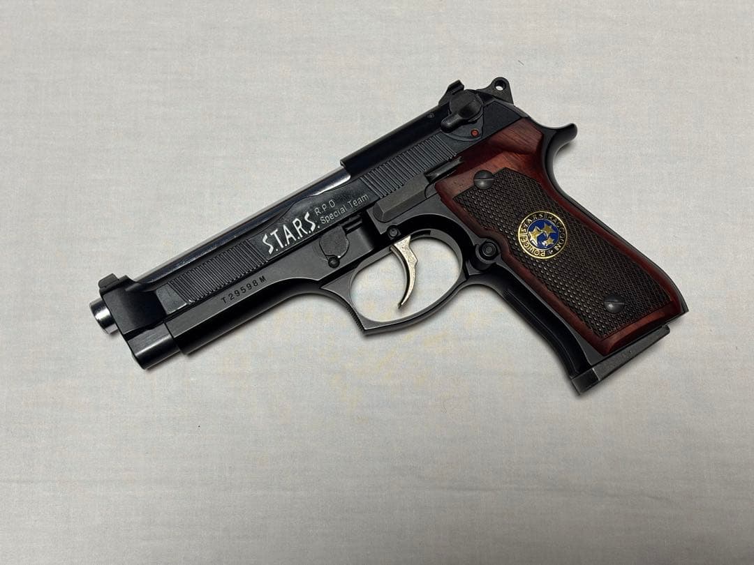 サムライエッジクリスモデルカスタム+0.20g BB弾+ガス+専用ケース付き