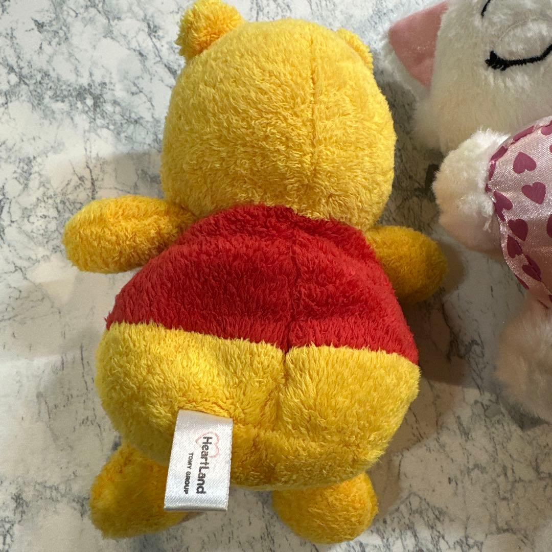 プーさん マリー ハート ぬいぐるみ ハートランド Disney 希少 - メルカリ