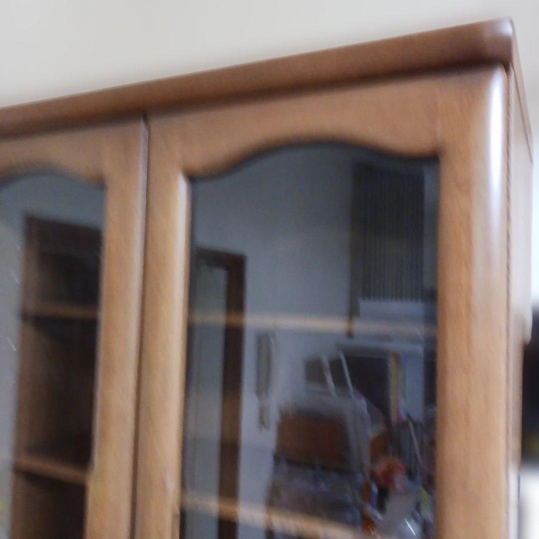 アンティーク レトロ 古家具 茶棚 食器棚 引き戸