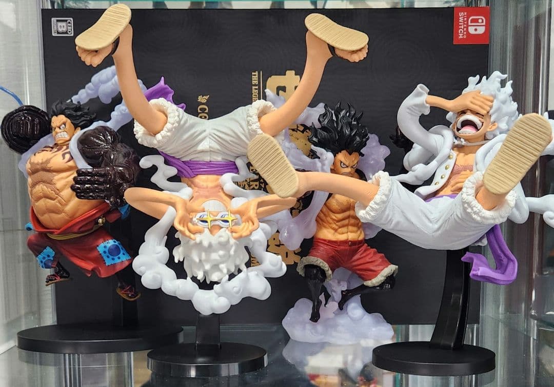 ワンピースフィギュア キングオブアーティスト ルフィ ニカ 4体セット