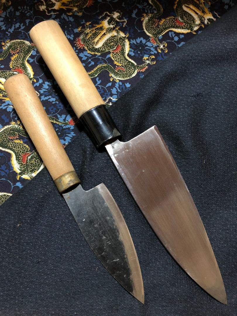 【zeroair777】青鋼　堺久松　出刃包丁　アジ切包丁