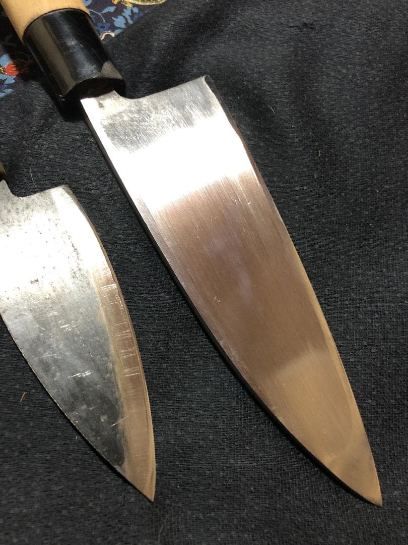 【zeroair777】青鋼　堺久松　出刃包丁　アジ切包丁