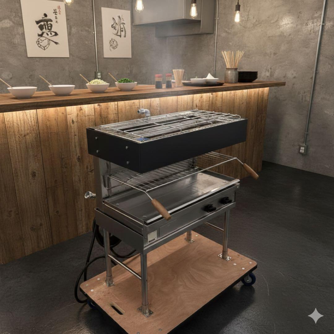 3107 タニコー 都市ガスサラマンダー 上火式焼物器 2022年製