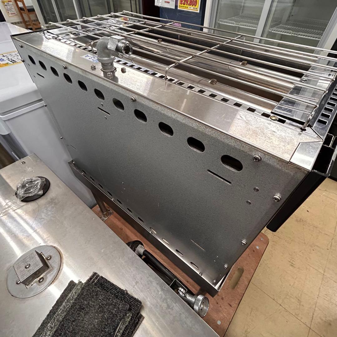 3107 タニコー 都市ガスサラマンダー 上火式焼物器 2022年製