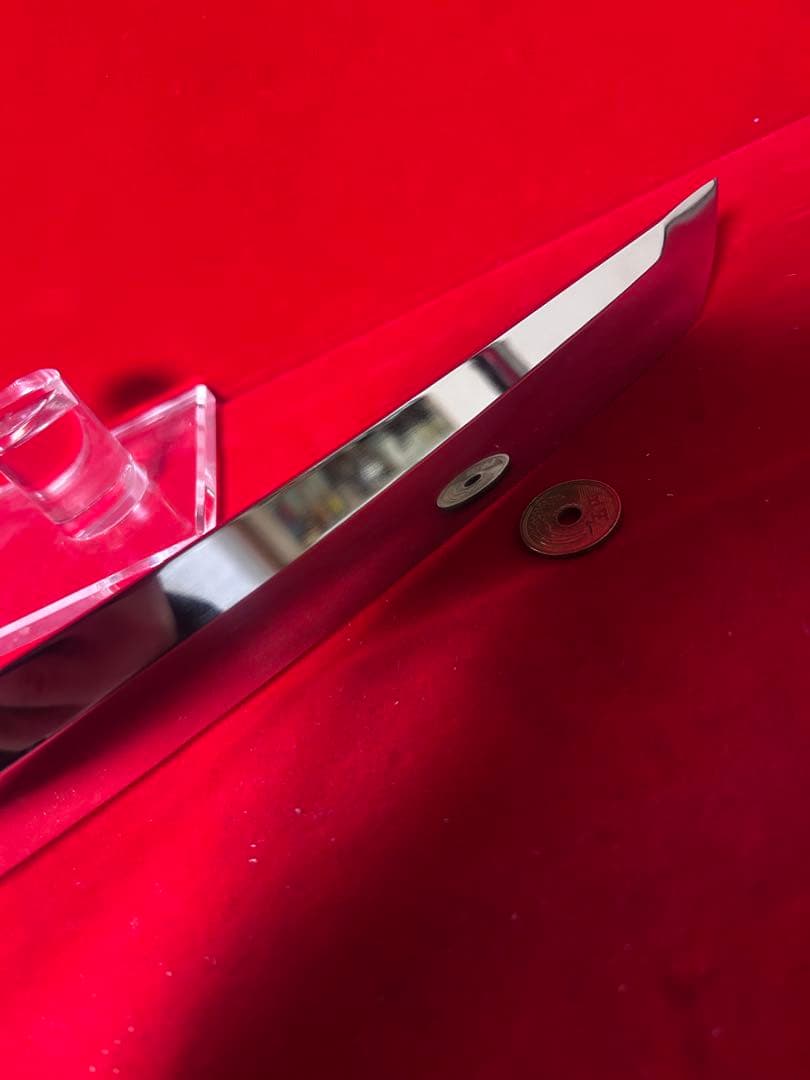 包丁 マグロ包丁 先丸型 尺三 鬼反り 鏡面仕上げ 切味抜群 箱付 未使用