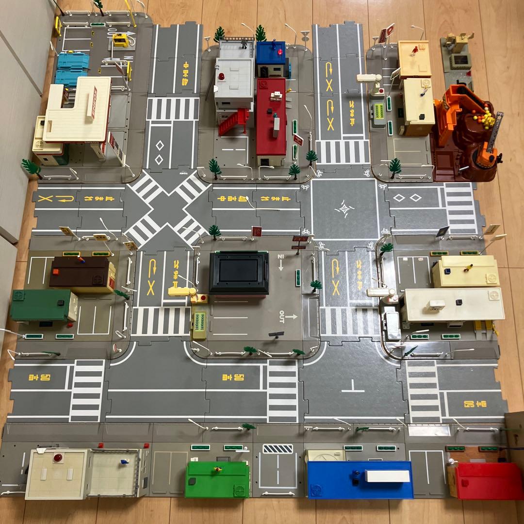 旧トミカタウン つながる道路 まとめ売り トミカタウン トミカ