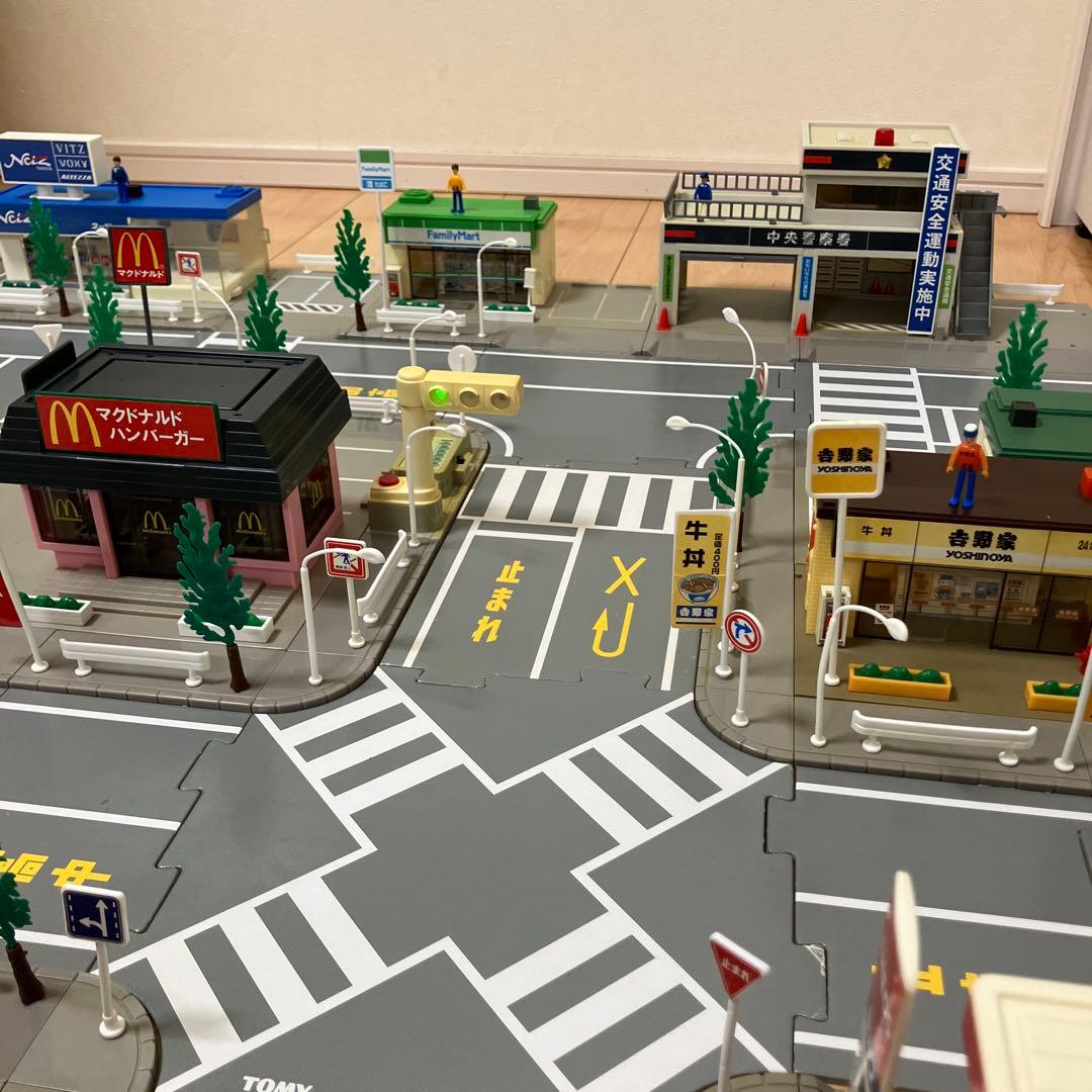旧トミカタウン つながる道路 まとめ売り トミカタウン トミカ