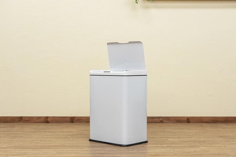 《新品・送料無料》センサー自動開閉式　2分別　ダストボックス　50L