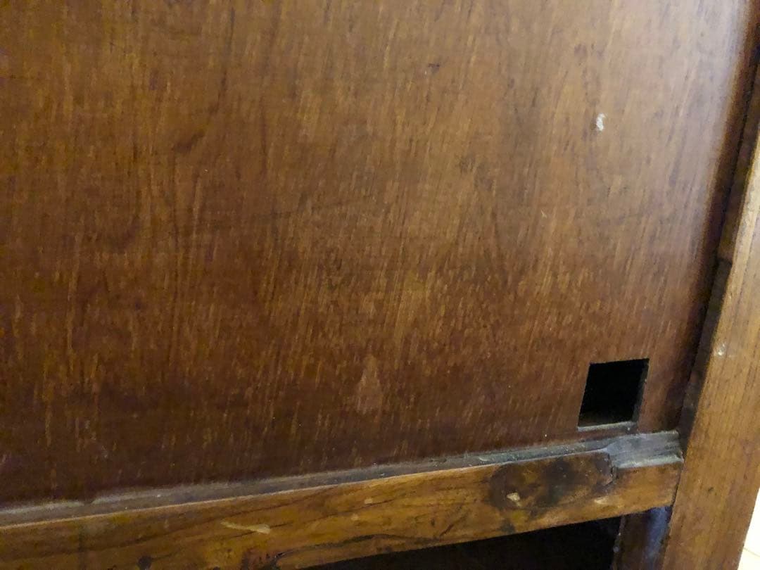 木製アンティーク　収納棚　テレビ台