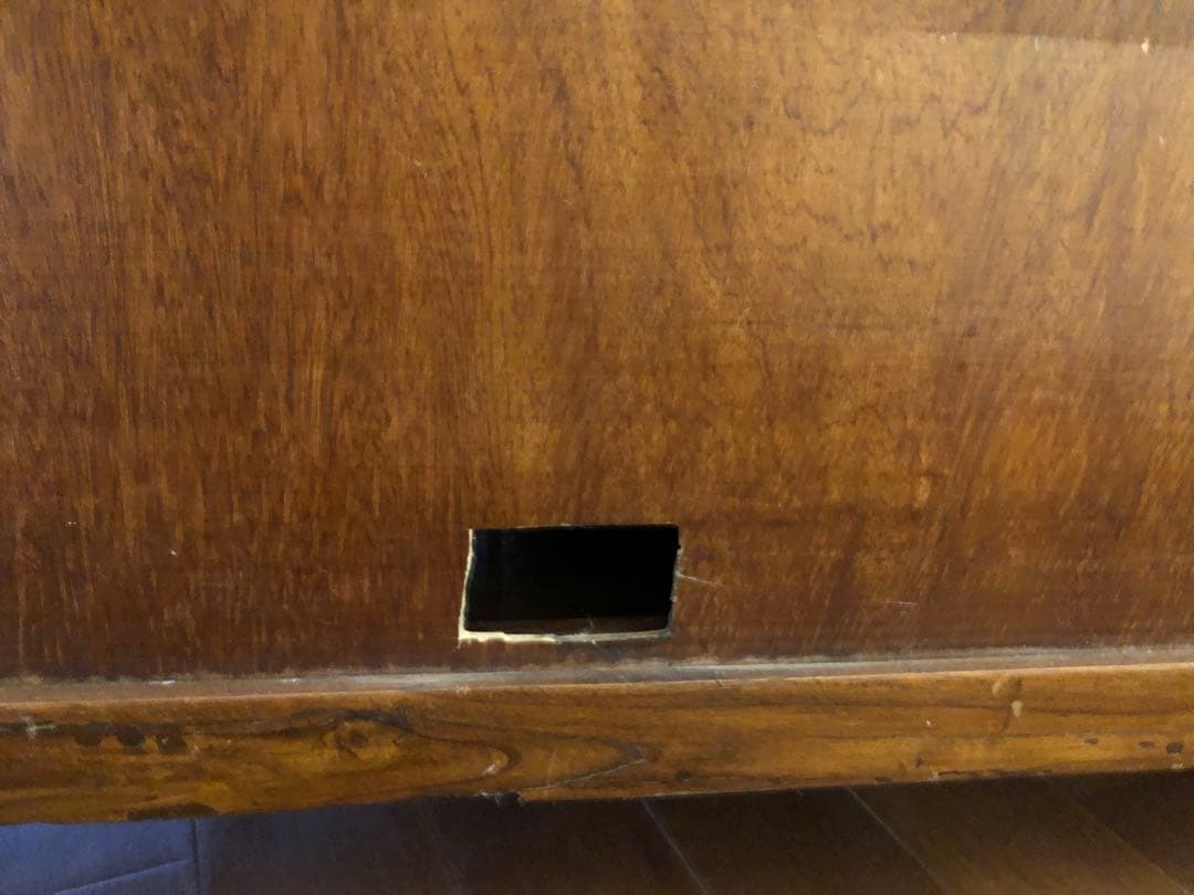 木製アンティーク　収納棚　テレビ台